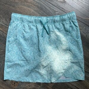 Blue Patterned Women's Skirt